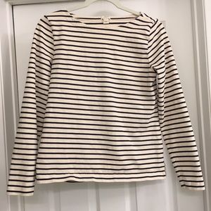 J. Crew long sleeve striped shirt